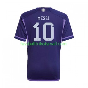 Fußballtrikots Argentinien Lionel Messi 10 FIFA WM 2022 Kurzarm Auswärts-trikot kaufen